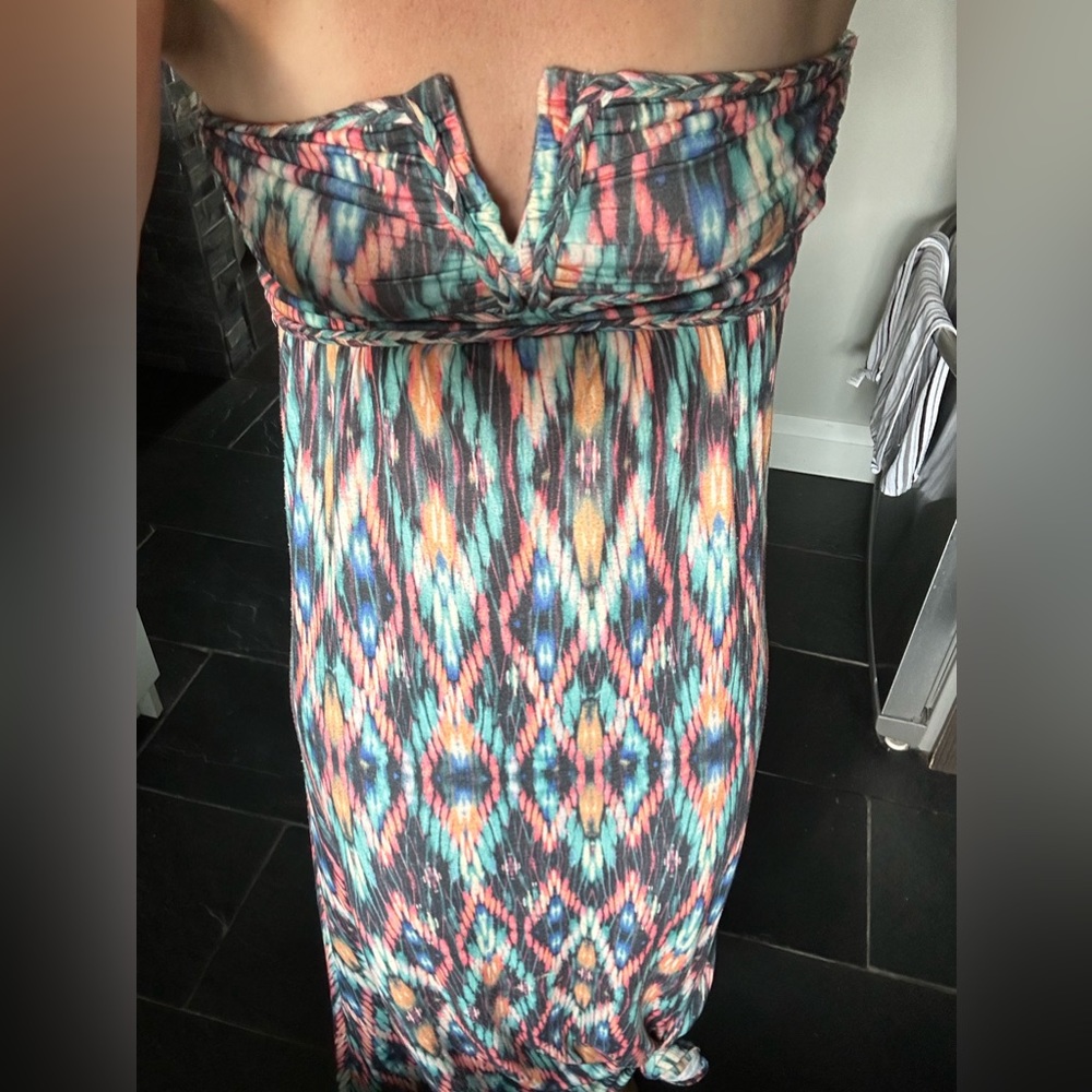 Jean machine boho tube dress